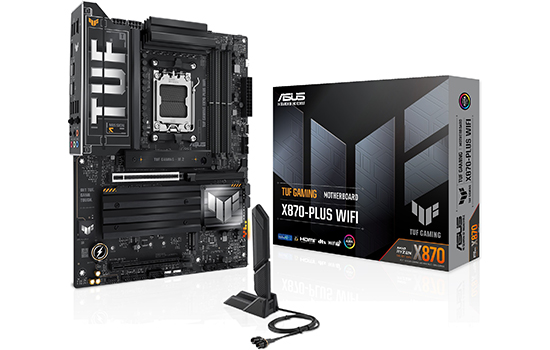 Placa Mãe Asus TUF Gaming X870-Plus WiFi, Chipset X870, AMD AM5